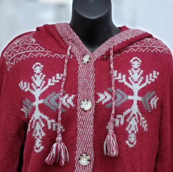 Eddie Bauer Hooded Sweater - Picture 2 of 7